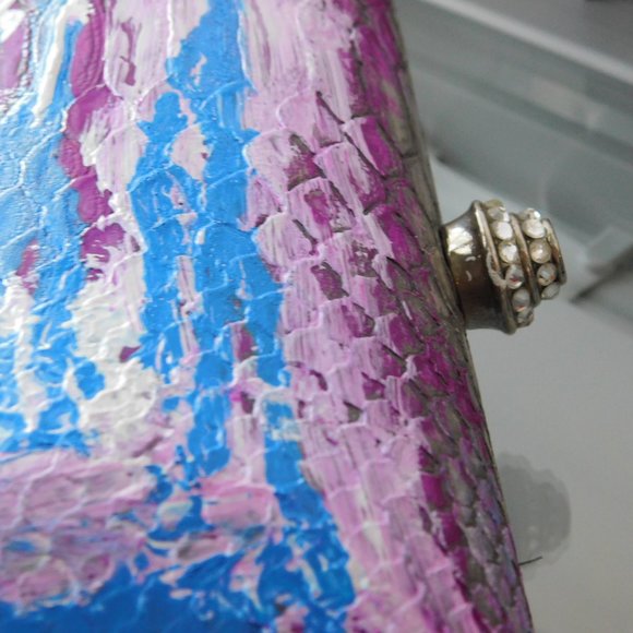 Hardcase Party Painted Clutch 7x4 - Picture 6 of 8